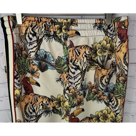 VICTORIOUS Men's Tiger 2 Pc Tracksuit Set Full Zip Sweatshirt Sweatpants Large - Picture 14 of 14